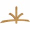 Ekena Millwork Davenport Rough Sawn Timber Gable Bracket, Western Red Cedar, 96"W x 36"H x 2"D x 4"F, 9/12 Pitch GBW096X36X0204DAV00RWR - alternate 2